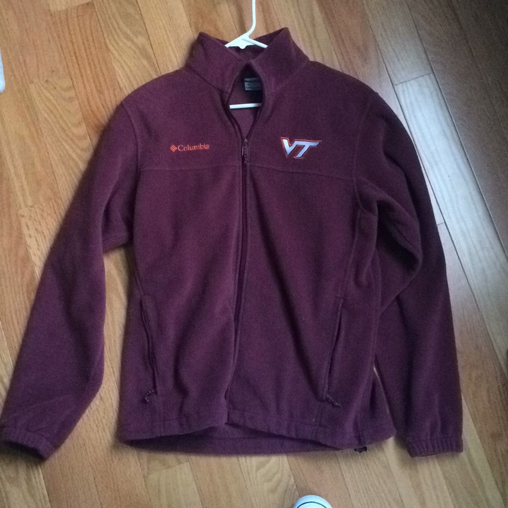 Virginia Tech maroon fleece (medium)